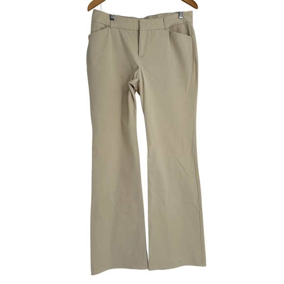 GAP Pants - GAP Women's Khaki Modern Fit Flare Pants Size 10XL Gapstretch Extra Long Preppy